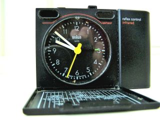 Vintage Braun German Alarm Clock Reflex Control Infrared 4783/ab313rsl