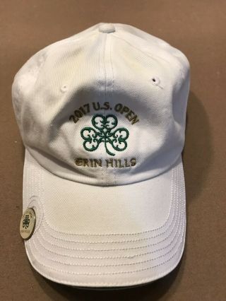 2017 Us Open Erin Hills Golf Cap Usga Member Adjustable Buckle Strap Hat White