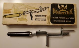 Vintage Phentex Rug Pulling Needle