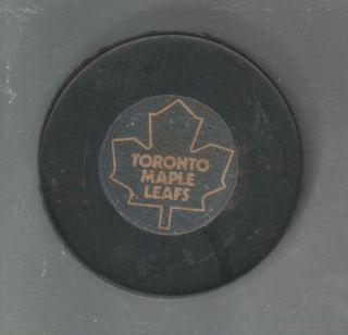 Toronto Maple Leafs Vintage Viceroy Nhl Approved Hockey Game Puck