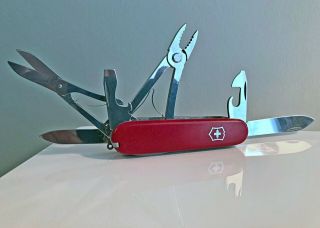 Victorinox Swiss Army Deluxe Tinker Knife Old Vintage Collector Pocket Knives