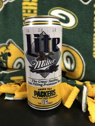 Green Bay Packers Bowl Xxxi Champions - Miller Lite Coin Bank