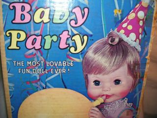 Vtg Topper Toys As Seen On Tv Baby Party Doll