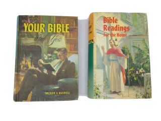 Your Bible And You By Arthur S.  Maxwell 1959 & Bible Readings For The House 1958
