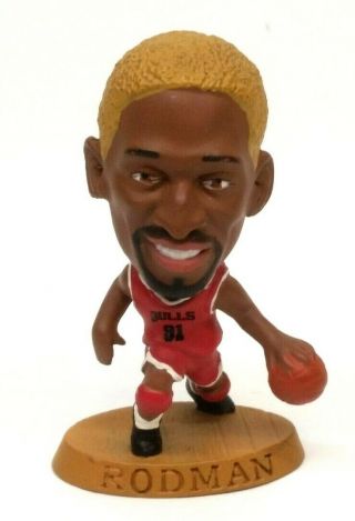 1996 Nba Headliners Dennis Rodman Chicago Bulls Yellow Hair Corinthian 3 " Figure
