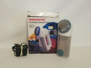 Vintage Windmere Clothes Shaver Plus Electric Fabric Pill Remover Model Cs - 2