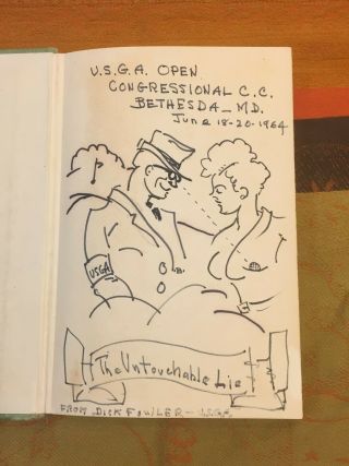 Usga Golf Book The U.  S.  Open [1895 - 1965] First Edition Tom Flaherty - With Art