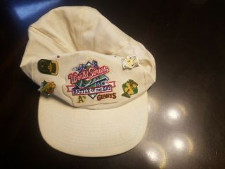 1989 World Series Hat And A 