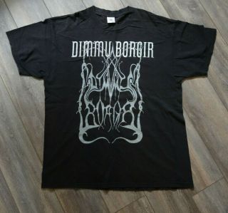 Dimmu Borgir - Norway Xl Shirt - Official Vtg Oop Cradle Of Filth,  Emperor