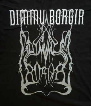 DIMMU BORGIR - Norway XL Shirt - Official VTG OOP Cradle of filth,  Emperor 2