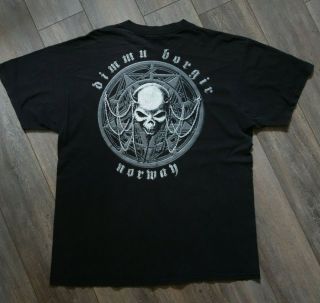 DIMMU BORGIR - Norway XL Shirt - Official VTG OOP Cradle of filth,  Emperor 3