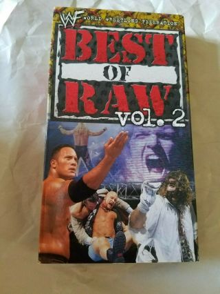 Best Of Raw Vol.  2 - 2001 Vhs - Wwf,  Wwe,  Wcw