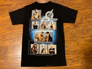 Wwe Authentic “cyber Sunday” 2007 Event T - Shirt Hbk Undertaker Mick Foley Size S