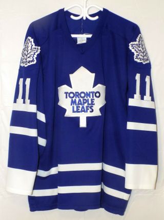 Vintage Mike Gartner Toronto Maple Leafs 11 Ccm Nhl Jersey Adult Xl From 1990s