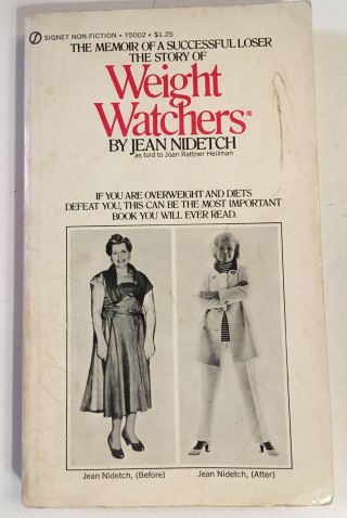The Story Of Weight Watchers By Jean Nidetch Signet 1st Printing Paperback