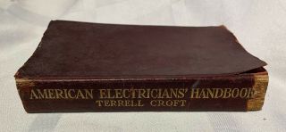 American Electricians Handbook 1st Edition 1913 By Terrell Croft
