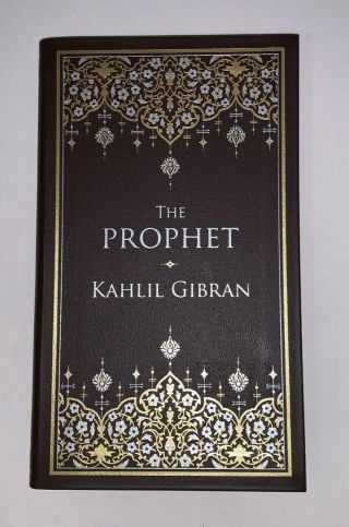 The Prophet By Kahlil Gibran Leather Bound Deluxe Pocket Edition - Good
