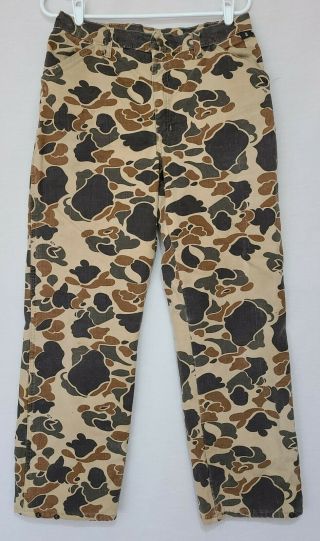 Vintage 10x Insulated Thinsulate Hunting Jacket & Pants Camo Sz 33 Regular (am)