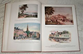OLD YORK : YESTERDAY and TODAY 1922 1ST ED,  COLOR B&W colonial buildings 3