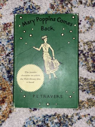 1963 Book - Mary Poppins Comes Back By P.  L.  Travers - Mary Shepard Illust - Hc/dj