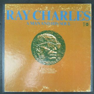 Vintage Ray Charles A Man And His Soul Reel To Reel 4 Track 3 3/4 Ips