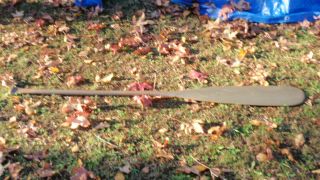 Vintage Wooden Boat Rowing Oar Paddle 60.  25 Inches