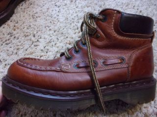 Vintage Dr.  Doc Martens Leather Padded Ankle Boots 8460 England Men 