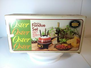 Vintage Oster Electric Fondue Pot W/controlled Heat - Model 691 -