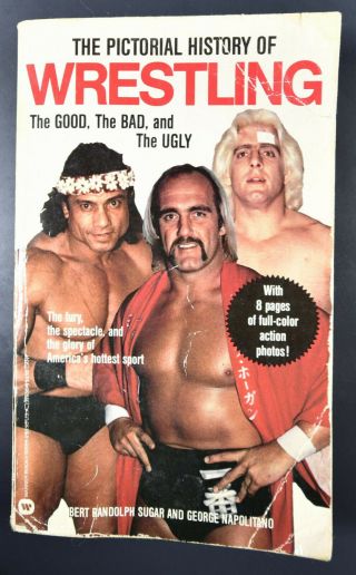 The Pictorial History Of Wrestling George Napolitano 1985 Paper Back