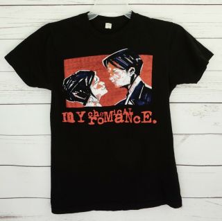 Vintage 2004 My Chemical Romance T - Shirt Small S Three Cheers For Sweet Revenge
