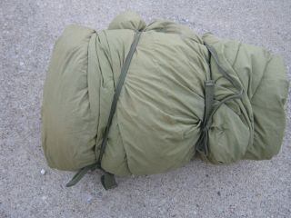 Vintage U S U.  S.  Military Sleeping Bag Blanket