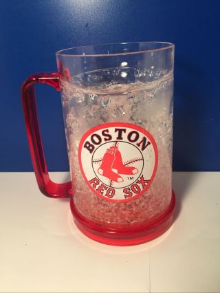 Mlb Boston Red Sox Crystal Freezer Beer Mug