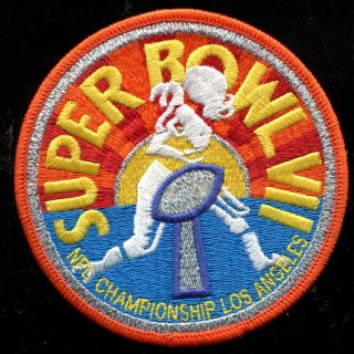 Willabee & Ward Bowl Vii 7 Patch Dolphins Vs Redskins Patch Only