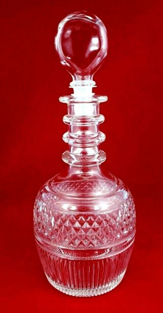 1776 Tiffany & Co Decanter 11 " Vintage Crystal Bicentennial Glass