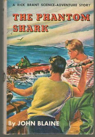 Rick Brant 6 - The Phantom Shark By John Blaine - Hardback Pictorial Cover