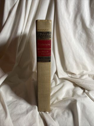 1945 Vintage Classics Club Books - Meditations By Marcus Aurelius