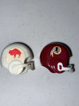 Vintage Miniature Nfl Football Helmets Washington Redskins And Buffalo Bills