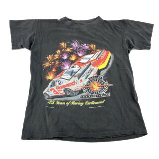Vintage 90’s T Shirt Medium Dale Earnhardt Winston Cup 25th Single Stitch Black