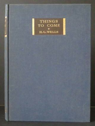 H.  G.  Wells Things To Come Hb Uk 1935 Film