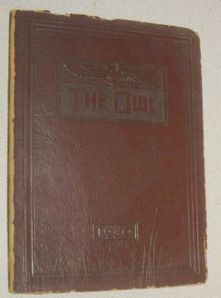Rare 1930 Evening High School Of Baltimore At City College Yearbook Maryland Md