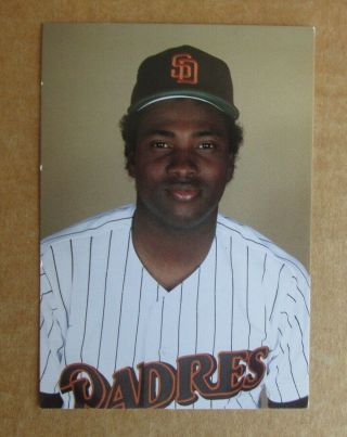 1985 San Diego Padres Tony Gwynn Team Issued Postcard Rare Hard To Find