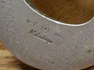 Vintage MITUTOYO Mechanical MICROMETER,  0 - 1 inch -.  0001 