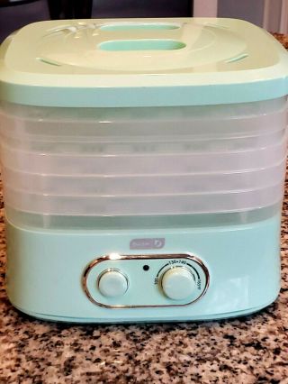 Smartstore Dehydrator Aqua Color With 5 Trays Food Steamer Appliance
