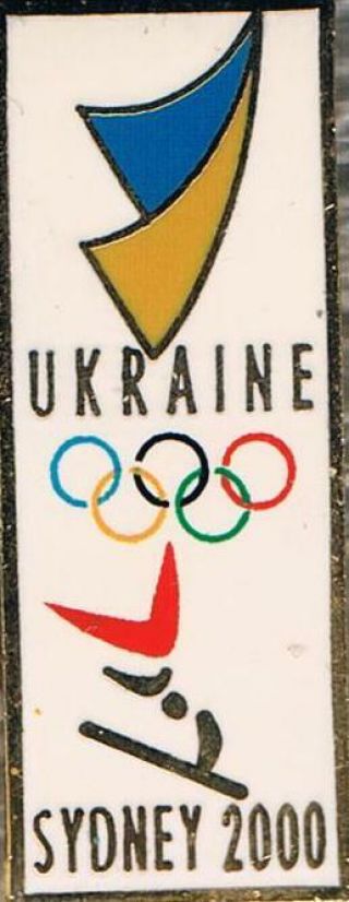2000 Sydney Ukraine National Olympic Gymnastics Team Noc Sports Pin