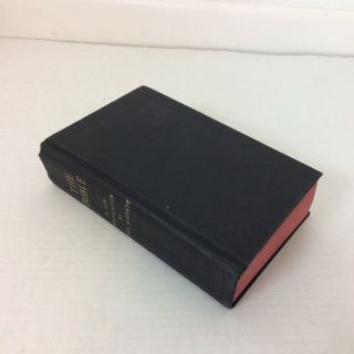 The Bible A Translation James Moffatt Black Hardcover Book Red Page Edges