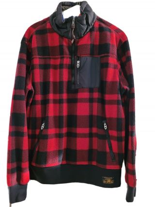 Vtg Polo Ralph Lauren Pullover Size M Flannel Lumberjack