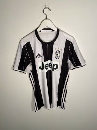 Juventus 2016 - 17 Home Adidas Soccer Jersey Size Mens S