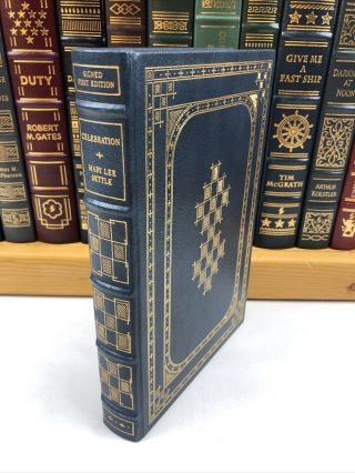 Franklin Library Signed First Edition Celebration By Mary Lee Settle Leather