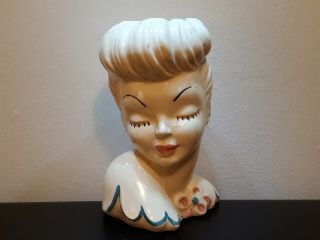 Vintage Porcelain Ceramic Woman 