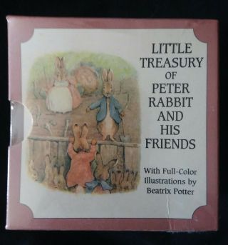 Little Treasury Of Peter Rabbit 6 Mini Book Set 1994 Beatrix Potter